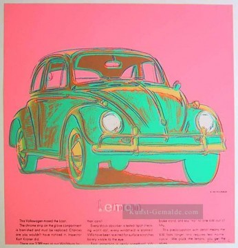 Volkswagen rosa POP Künstler Ölgemälde